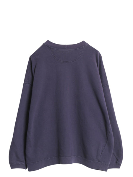 90s オールド ギャップ プリント スウェット メンズ レディース S M / 古着 トレーナー 裏起毛なし クルーネック ゆったり シンプル ナス紺