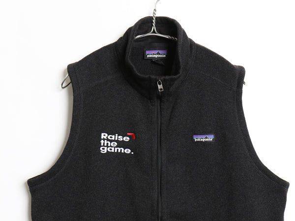 パタゴニア ベターセーター ベスト レディース XXL 19年製 フリース セーター 前開き フルジップ 大きいサイズ ハイネック 重ね着 企業 黒