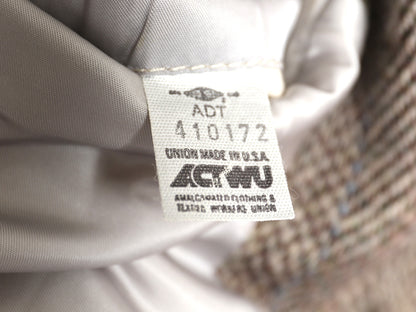 80s USA製 サウスウィック ツイード テーラード ジャケット メンズ XL 程 ヴィンテージ ウール ブレザー ストライプ 大きいサイズ トラッド