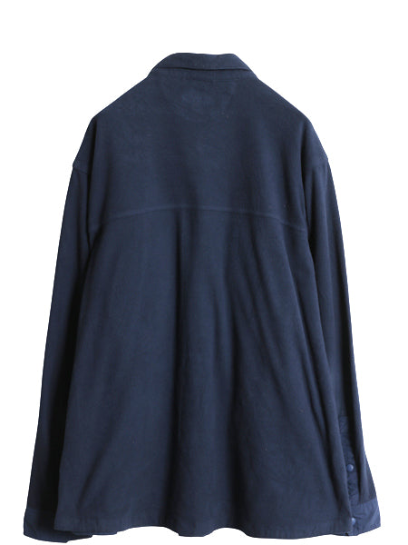 パタゴニア ロングスリーブ アーリー ライズ スナップ シャツ メンズ XXL 古着 19年製 フリース ジャケット スナップ 大きいサイズ 紺 薄手