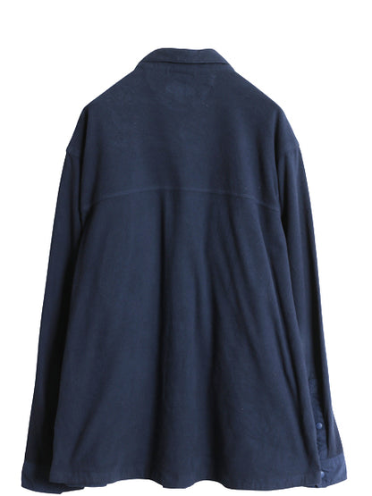 パタゴニア ロングスリーブ アーリー ライズ スナップ シャツ メンズ XXL 古着 19年製 フリース ジャケット スナップ 大きいサイズ 紺 薄手