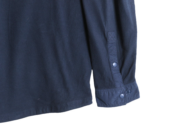 パタゴニア ロングスリーブ アーリー ライズ スナップ シャツ メンズ XXL 古着 19年製 フリース ジャケット スナップ 大きいサイズ 紺 薄手