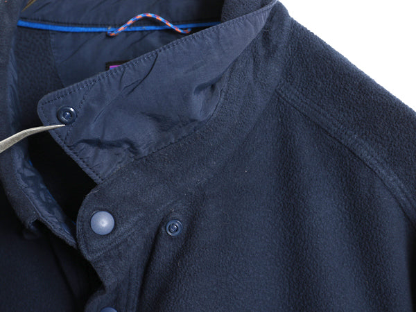 パタゴニア ロングスリーブ アーリー ライズ スナップ シャツ メンズ XXL 古着 19年製 フリース ジャケット スナップ 大きいサイズ 紺 薄手