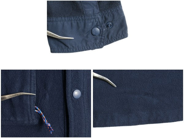 パタゴニア ロングスリーブ アーリー ライズ スナップ シャツ メンズ XXL 古着 19年製 フリース ジャケット スナップ 大きいサイズ 紺 薄手