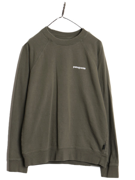 パタゴニア 両面 プリント スウェット メンズ S レディース S / 21年製 アウトドア クルーネック 長袖 Tシャツ ロンT  シンプル カットソー