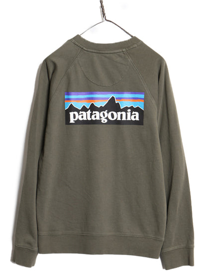 パタゴニア 両面 プリント スウェット メンズ S レディース S / 21年製 アウトドア クルーネック 長袖 Tシャツ ロンT  シンプル カットソー