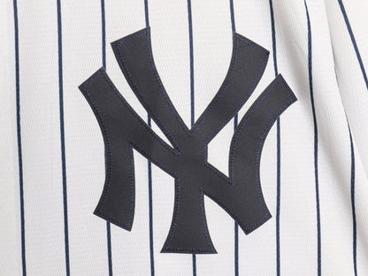 ヤンキース ベースボール シャツ メンズ XL / MLB オフィシャル マジェスティック 大リーグ ユニフォーム 大きいサイズ 重ね着 半袖シャツ