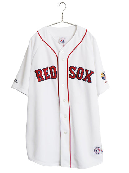 レッドソックス ベースボール シャツ メンズ XL / MLB オフィシャル マジェスティック 大リーグ ユニフォーム メジャーリーグ 大きいサイズ