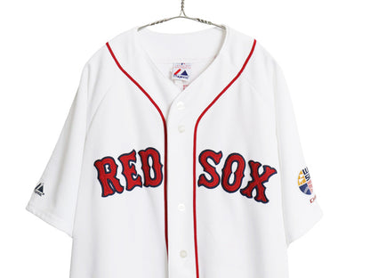 レッドソックス ベースボール シャツ メンズ XL / MLB オフィシャル マジェスティック 大リーグ ユニフォーム メジャーリーグ 大きいサイズ