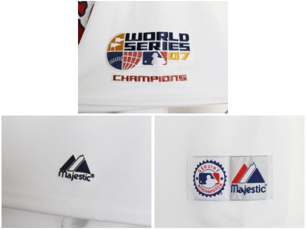 レッドソックス ベースボール シャツ メンズ XL / MLB オフィシャル マジェスティック 大リーグ ユニフォーム メジャーリーグ 大きいサイズ