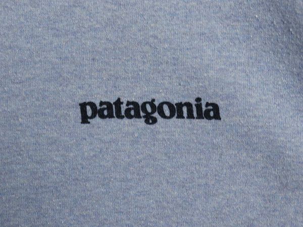 パタゴニア 両面 プリント 半袖 Tシャツ メンズ XL 18年製 アウトドア P6 ボックスロゴ バックプリント カットソー シンプル 大きいサイズ
