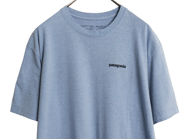 パタゴニア 両面 プリント 半袖 Tシャツ メンズ XL 18年製 アウトドア P6 ボックスロゴ バックプリント カットソー シンプル 大きいサイズ