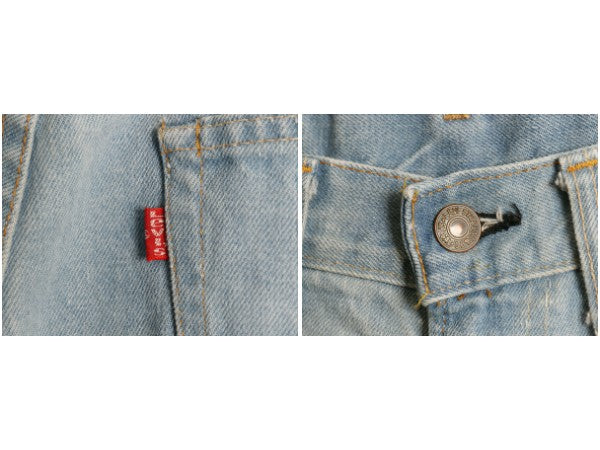 70s USA製 ★ リーバイス 517 ブーツカット デニム パンツ メンズ 31 32 程 74年製 66前期 ヴィンテージ フレア バックポケット裏 シングル