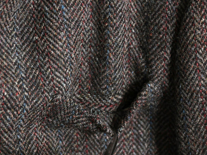 80s USA製 JCPENNY STAFFORD ハリスツイード テーラード ジャケット メンズ M 程 古着 ヴィンテージ ブレザー ウール ツイード ストライプ