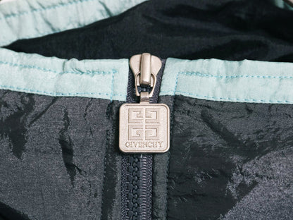 90s ジバンシー フルジップ ナイロン トラック ジャケット メンズ L / 古着 オールド デザイン ブルゾン ウインドブレーカー マルチカラー