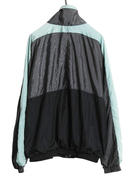 90s ジバンシー フルジップ ナイロン トラック ジャケット メンズ L / 古着 オールド デザイン ブルゾン ウインドブレーカー マルチカラー