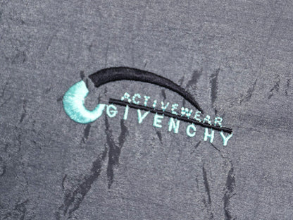 90s ジバンシー フルジップ ナイロン トラック ジャケット メンズ L / 古着 オールド デザイン ブルゾン ウインドブレーカー マルチカラー