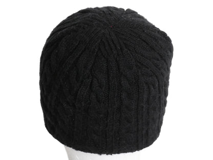 ノースフェイス ケーブル ニット キャップ メンズ レディース フリーサイズ / 帽子 アウトドア ビーニー ワッチ フリース ライナー付き 黒