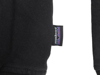 パタゴニア プリント スウェット フード パーカー メンズ M / 19年製 トレーナー ストレッチ プルオーバー ヘビーウェイト ブラック 裏起毛