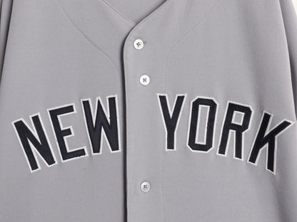 USA製 ヤンキース ベースボール シャツ メンズ XXXL 程/ MLB オフィシャル マジェスティック 大リーグ ユニフォーム ジャージ 大きいサイズ