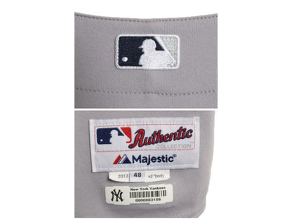 USA製 ヤンキース ベースボール シャツ メンズ XXXL 程/ MLB オフィシャル マジェスティック 大リーグ ユニフォーム ジャージ 大きいサイズ