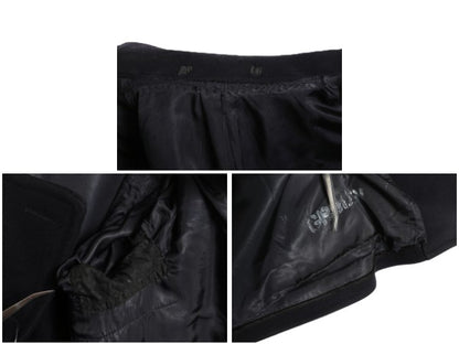 40s ★ 米軍実物 USN ネイビー 10ボタン Pコート メンズ M / 古着 ヴィンテージ ミリタリー NAVY 海軍 メルトン ウール ピーコート 無地 紺