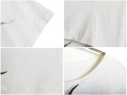 90s USA製 チャンピオン 3段 プリント 半袖 Tシャツ メンズ XL / オールド カットソー クルーネック 目付き シングルステッチ 大きいサイズ
