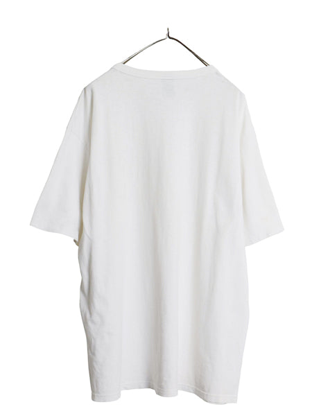 90s USA製 チャンピオン 3段 プリント 半袖 Tシャツ メンズ XL / オールド カットソー クルーネック 目付き シングルステッチ 大きいサイズ