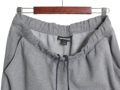 パタゴニア フィッツロイ アイコン アップライザル スウェット パンツ メンズ L / 22年製 ポケット付き ワンポイント トレーナー 裏起毛 灰