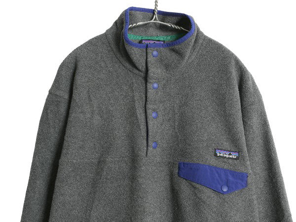 パタゴニア シンチラ スナップT メンズ S 14年製 プルオーバー フリース ジャケット ブルゾン ジャンパー アウトドア ハイネック シンプル