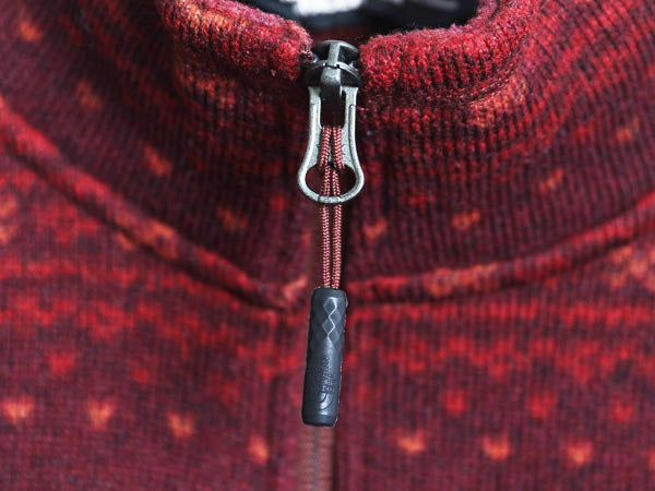 US企画 ノースフェイス セーター フリース ジャケット メンズ M / アウトドア プルオーバー ハーフジップ ノルディック ハイネック 総柄 