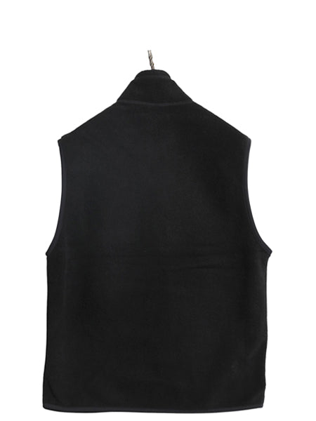90s USA製 パタゴニア シンチラ フリース ベスト メンズ M 97年製 オールド フルジップ ハイネック アウトドア 重ね着 前開き 黒 シンプル