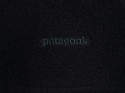 90s USA製 パタゴニア シンチラ フリース ベスト メンズ M 97年製 オールド フルジップ ハイネック アウトドア 重ね着 前開き 黒 シンプル