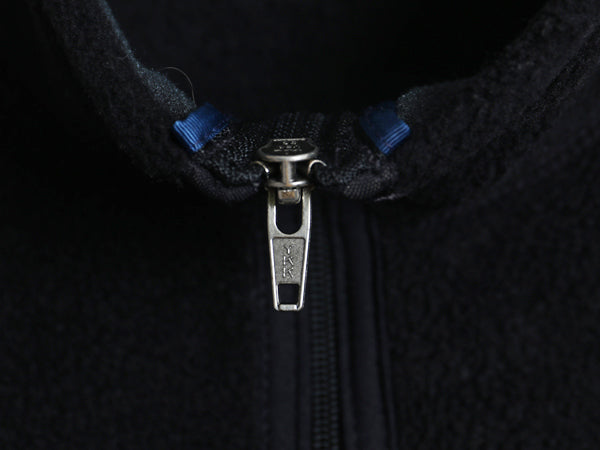 90s USA製 パタゴニア シンチラ フリース ベスト メンズ M 97年製 オールド フルジップ ハイネック アウトドア 重ね着 前開き 黒 シンプル