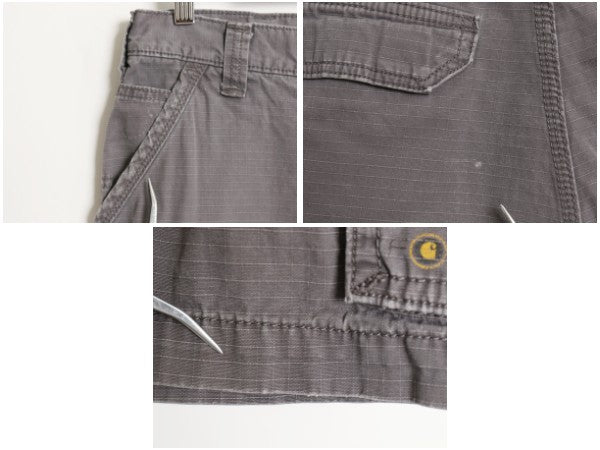 US企画 カーハート フォース カーゴ ショートパンツ メンズ 34 / ワーク ショーツ 短パン ハーフパンツ リップストップ コットン シンプル