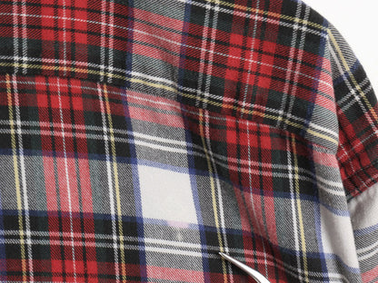 80s USA製 エルエルビーン チェック 長袖 フランネル シャツ メンズ XL ヴィンテージ 古着 ネルシャツ コットン ポケット付き 大きいサイズ