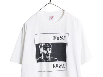 80s USA製 ショート フィルム フェスティバル イラスト プリント Tシャツ メンズ XL / ヴィンテージ 映画 ムービー アート オフィシャル 白