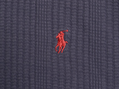 00s ポロ ラルフローレン 長袖 サーマル Tシャツ メンズ XL / オールド ロンT ワッフル ストレッチ インナー カットソー 大きいサイズ 紺