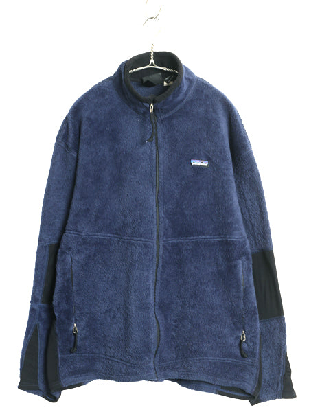 90s USA製 パタゴニア R2 フリース ジャケット メンズ XL 古着 99年製 オールド ジャンパー 毛長 レギュレーター ボア パイル 大きいサイズ