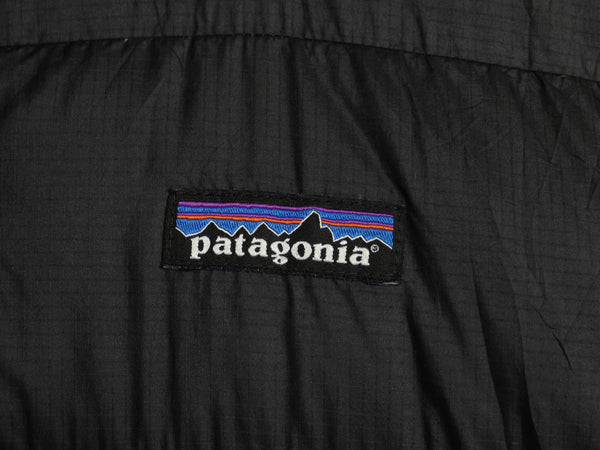 パタゴニア ハイロフト ダウン フーディ メンズ M / 16年製 600フィル ナイロン ジャケット パーカー ジャンパー フルジップ パッカブル 黒