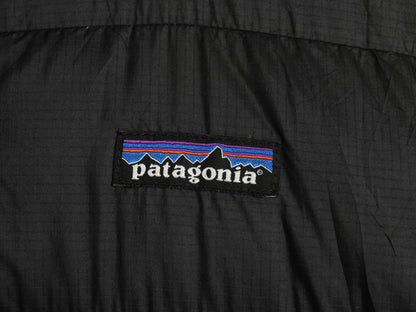 パタゴニア ハイロフト ダウン フーディ メンズ M / 16年製 600フィル ナイロン ジャケット パーカー ジャンパー フルジップ パッカブル 黒