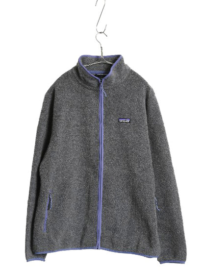 パタゴニア リクレイムド フリース ジャケット レディース XL 古着 アウトドア フルジップ ブルゾン ウール 混紡 ハイネック 大きいサイズ