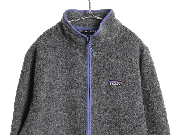 パタゴニア リクレイムド フリース ジャケット レディース XL 古着 アウトドア フルジップ ブルゾン ウール 混紡 ハイネック 大きいサイズ