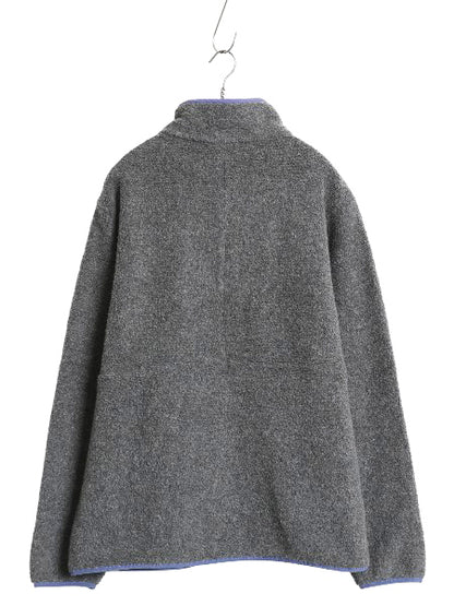 パタゴニア リクレイムド フリース ジャケット レディース XL 古着 アウトドア フルジップ ブルゾン ウール 混紡 ハイネック 大きいサイズ