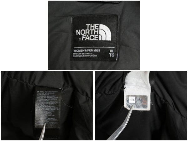 US企画 ノースフェイス アークティック ダウン パーカー レディース XL / DryVent 550フィル ロング コート ジャケット 濃灰 大きいサイズ