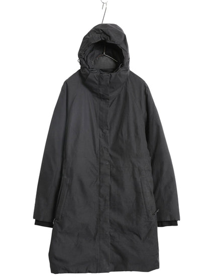 US企画 ノースフェイス アークティック ダウン パーカー レディース XL / DryVent 550フィル ロング コート ジャケット 濃灰 大きいサイズ