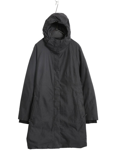 US企画 ノースフェイス アークティック ダウン パーカー レディース XL / DryVent 550フィル ロング コート ジャケット 濃灰 大きいサイズ