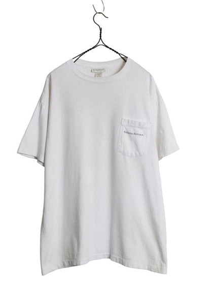 90s USA製 ★ バナナリパブリック アニマル イラスト プリント Tシャツ メンズ M / オールド アート サファリ アウトドア シングルステッチ