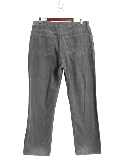 90s ポロ ラルフローレン 細畝 コーデュロイ パンツ メンズ 36 30 / 古着 オールド ストレート ノータック スラックス 5ポケット コーズ 灰
