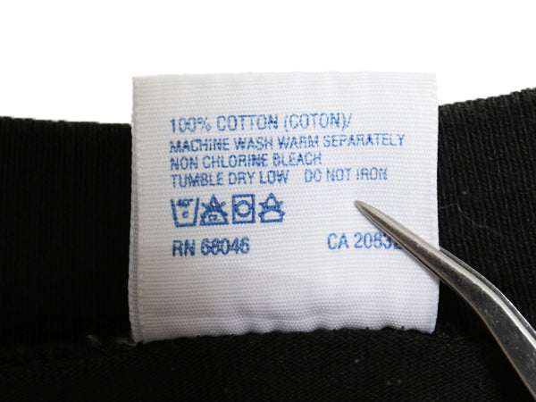 90s USA製 ディスカス モックネック 長袖 Tシャツ メンズ XL 古着 オールド ロンT コットン ストレッチ カットソー 無地 大きいサイズ 黒